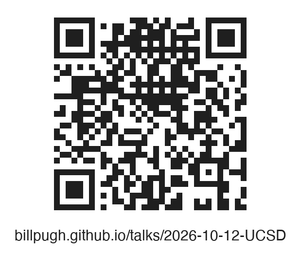 QR code for the slides and references